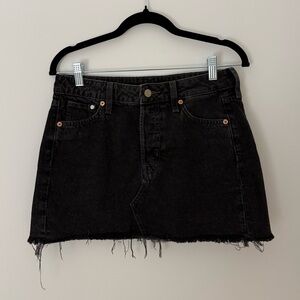 &DENIM Black Mini Skirt